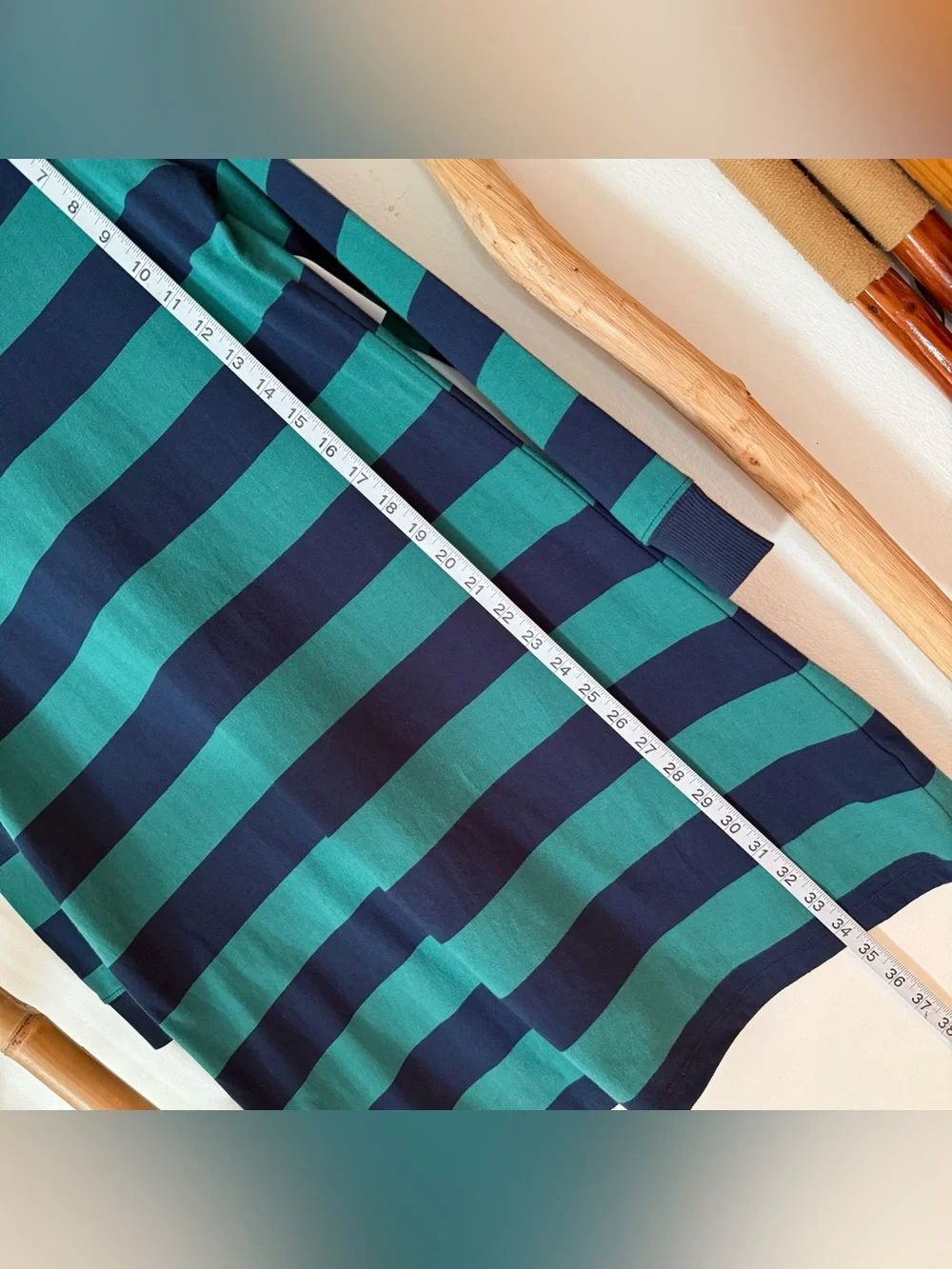 NEW, Y2K Girls Striped Rugby Polo Dress, Long Sleeve, Size XXL (18)